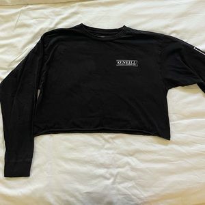 O’Neill Cropped Black Large Tee